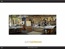 Tablet Screenshot of germainartstudio.com